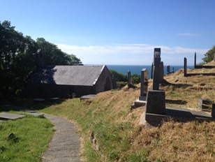 Lit by candles in the winter