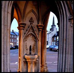 This was actually built in memory of some bloke who died during a fox hunt. This was actually built in memory of some bloke who died during a fox hunt.