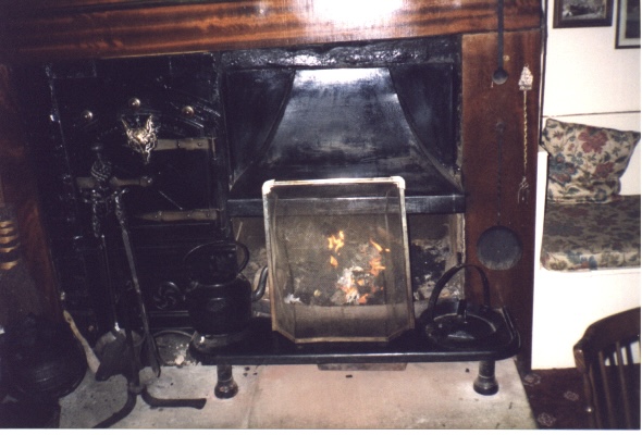 Fireplace in Saltergate Inn